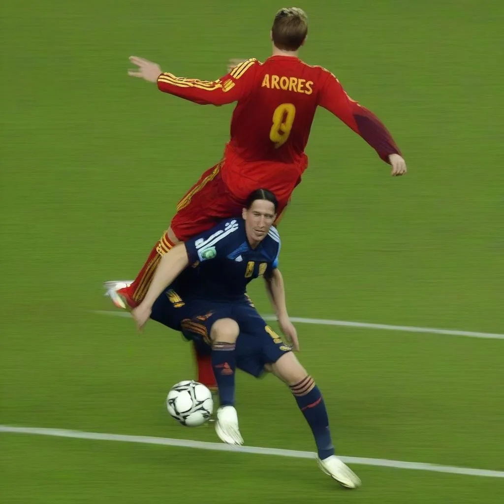 Bàn thắng của Fernando Torres trong trận chung kết World Cup 2008, giúp Tây Ban Nha giành chiến thắng