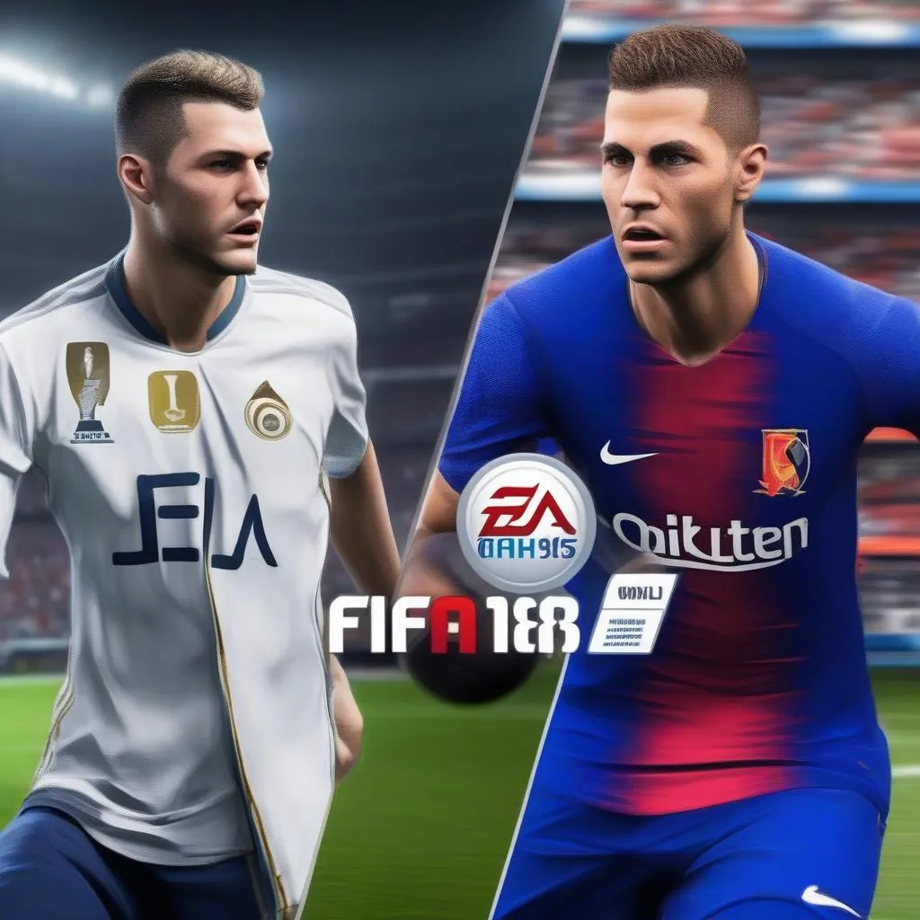 Game World Soccer Cup 2018: FIFA 18 và PES 2018, hai tựa game đỉnh cao