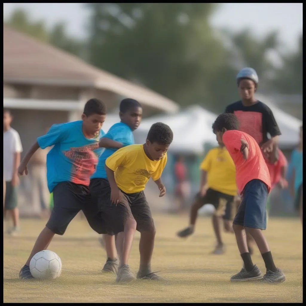 Neighborhood football tournament