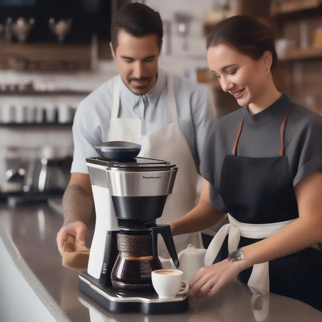 Hamilton Beach 12 Cup Programmable Coffee Maker: Máy pha cà phê chuyên nghiệp cho quán cà phê