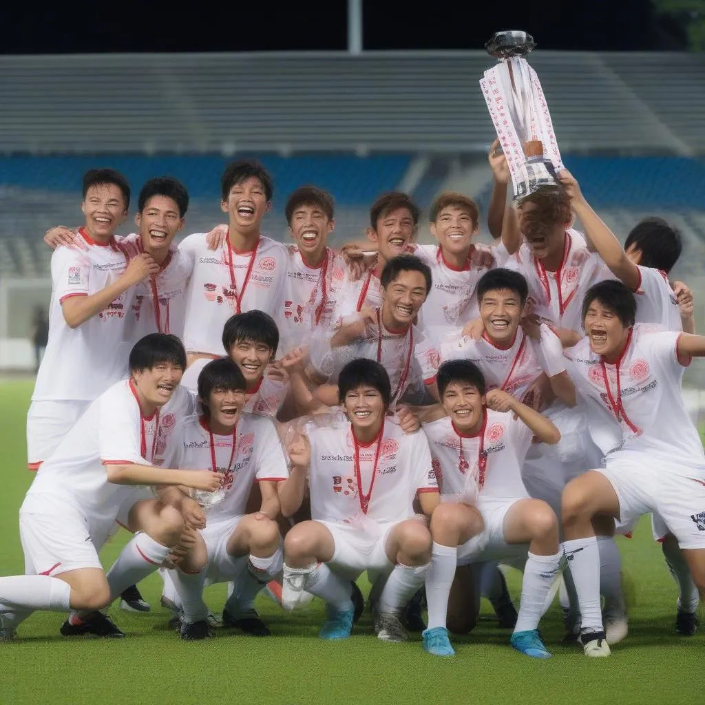 Niềm vui chiến thắng J.League International Youth Cup