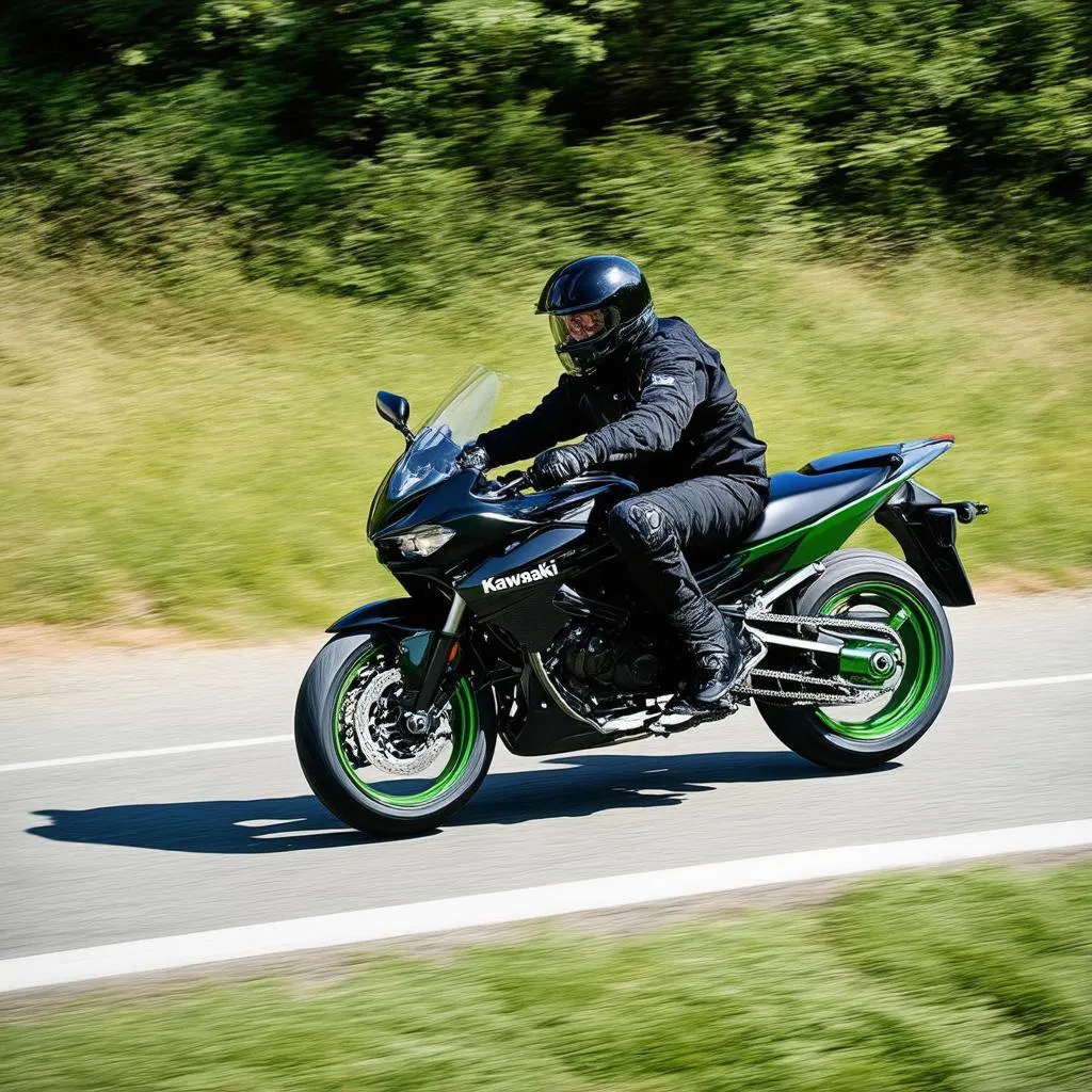 Kawasaki Zii Chạy Trên Đường