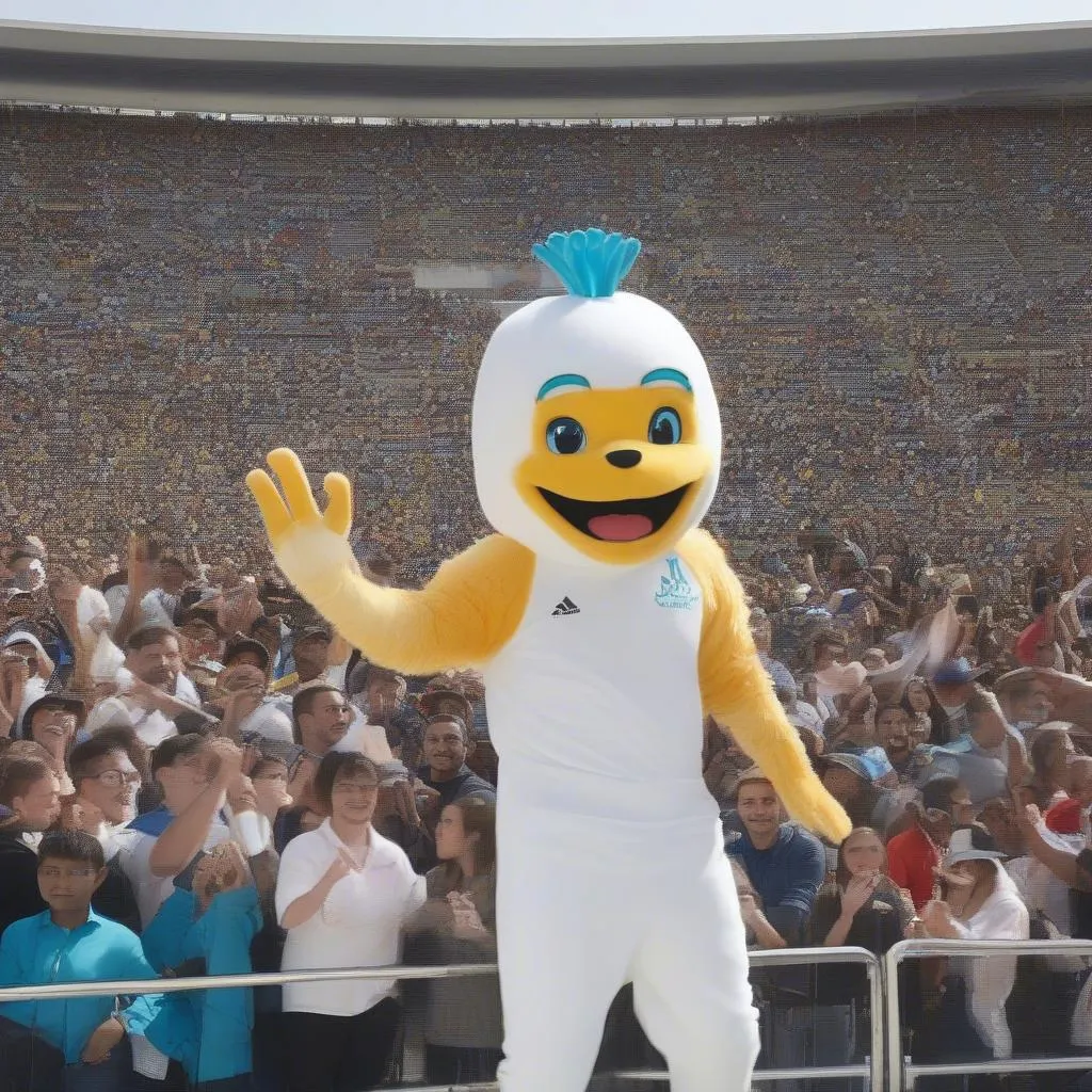 La'eeb mascot World Cup