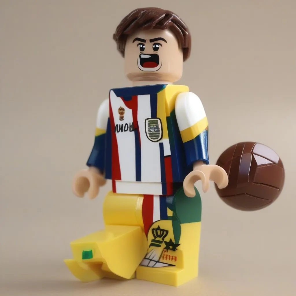 Hình tượng cầu thủ bóng đá LEGO World Cup