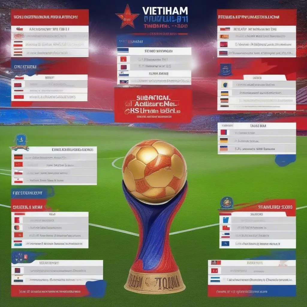 Lịch thi đấu AFF Cup 2020 Việt Nam Thái Lan