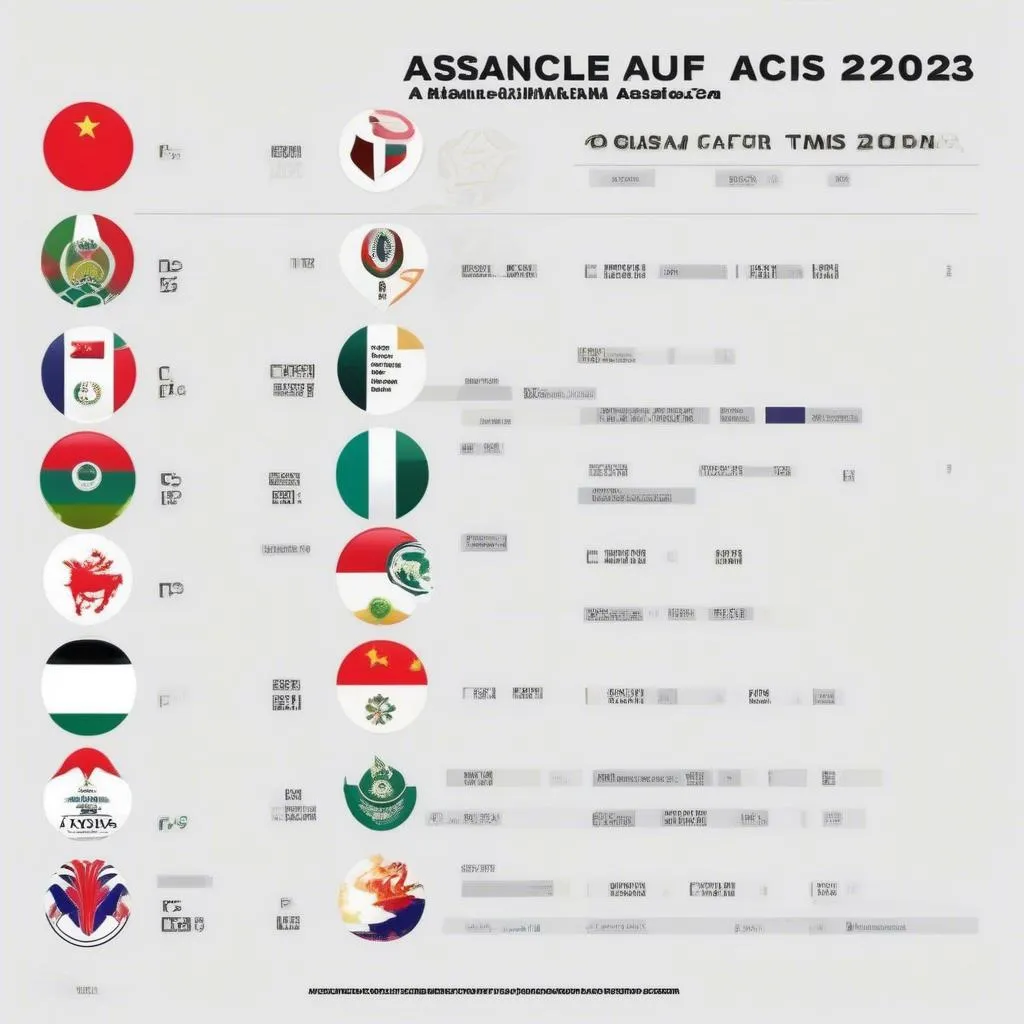 Lịch Thi Đấu AFC Asian Cup 2023