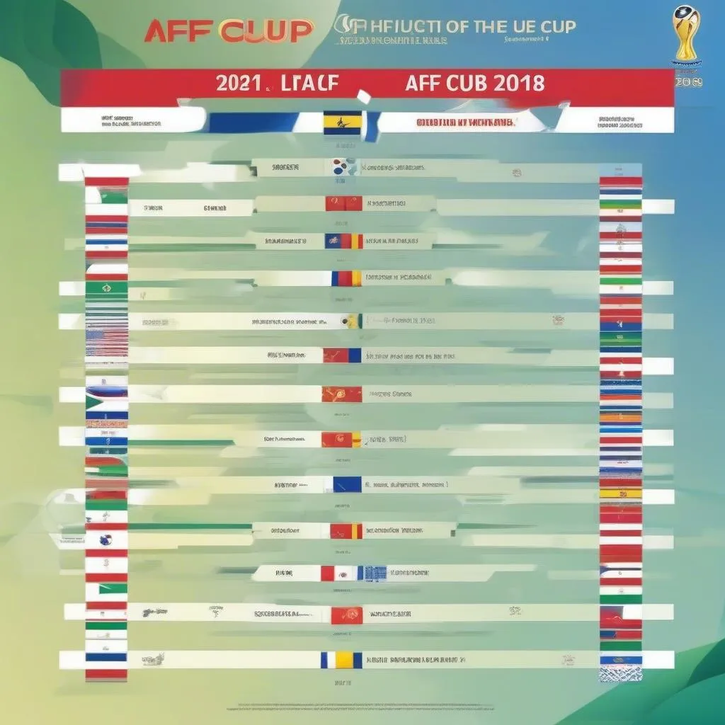 Lịch thi đấu AFF Cup 2018