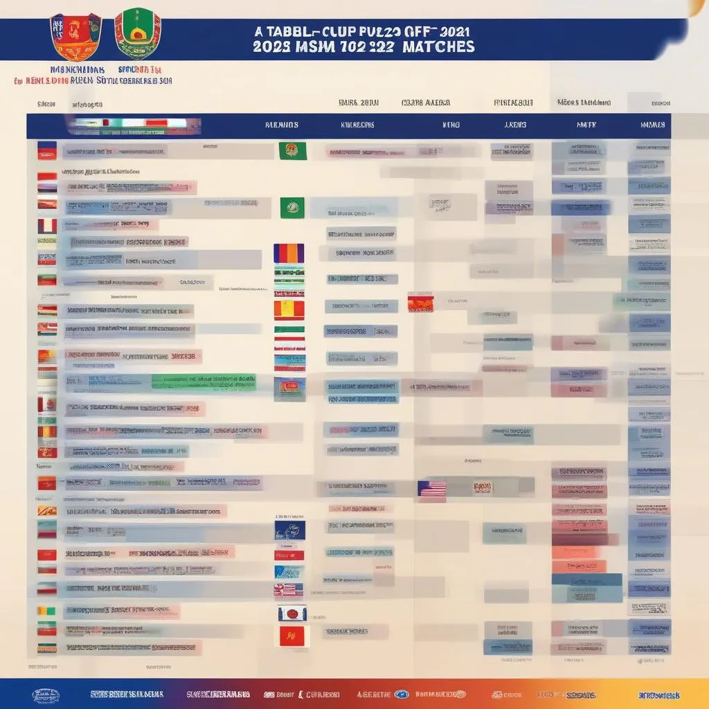 Lịch thi đấu AFF Cup 2022