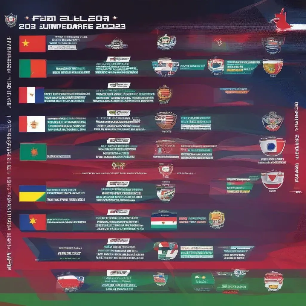 Lịch thi đấu AFF Cup 2023