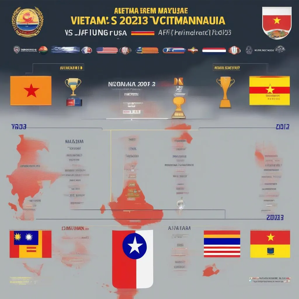 Lịch thi đấu AFF Cup 2023: Việt Nam vs Malaysia