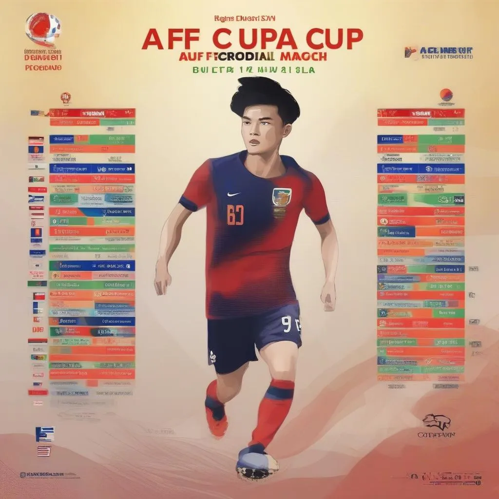 Lịch thi đấu bóng đá AFF Cup hôm nay