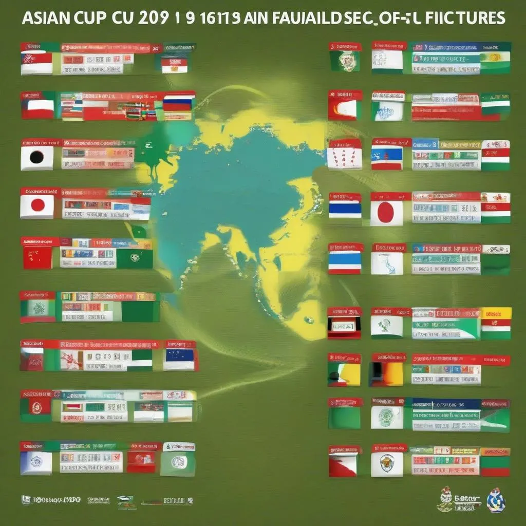 Lịch Thi Đấu Asian Cup 2019 Vòng 1/8