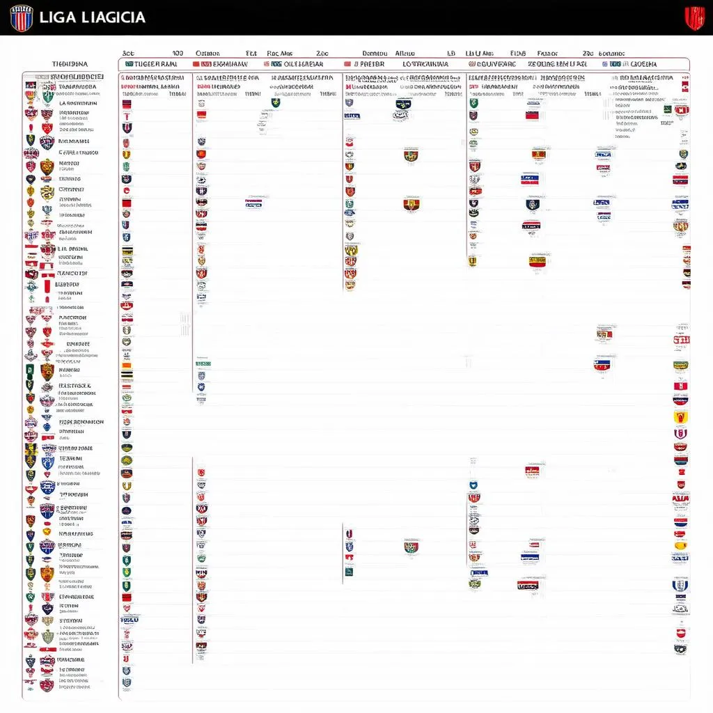 Lịch thi đấu bóng đá La Liga