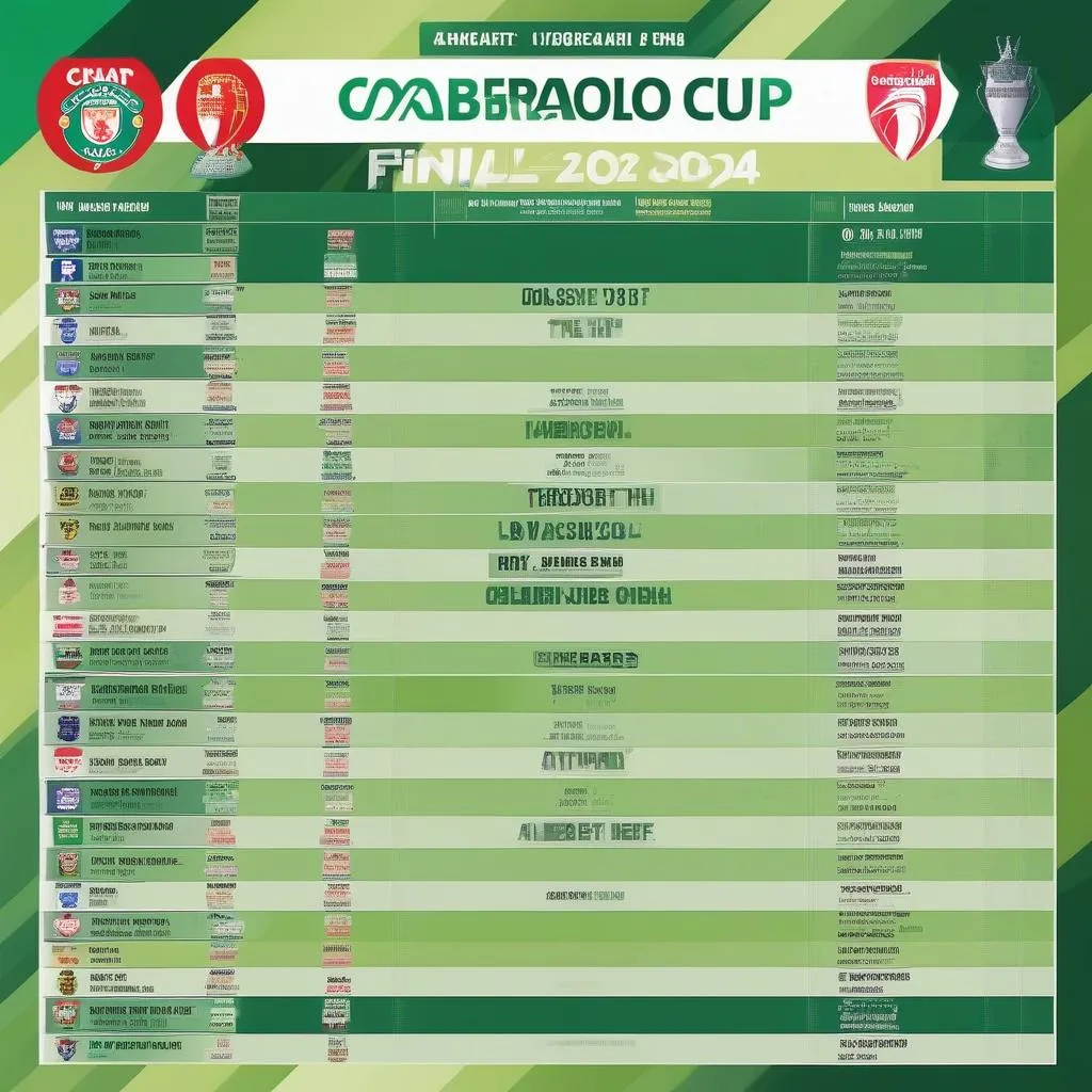 Lịch thi đấu chung kết Carabao Cup 2024