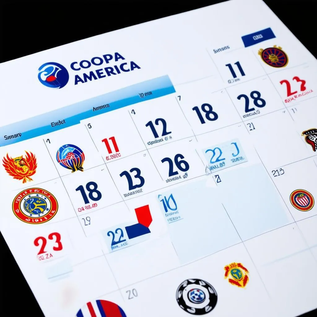 Lịch thi đấu Copa America