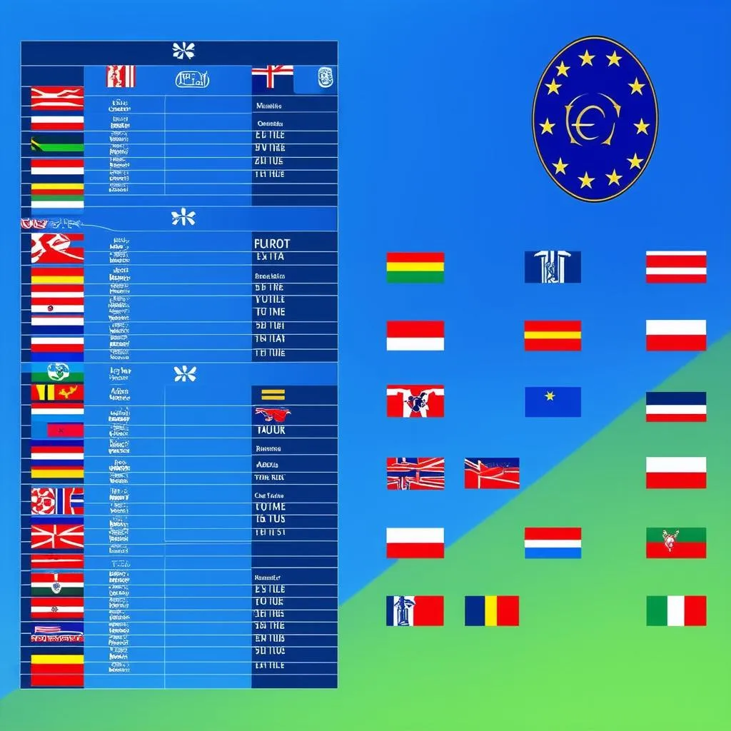 Lịch thi đấu Euro