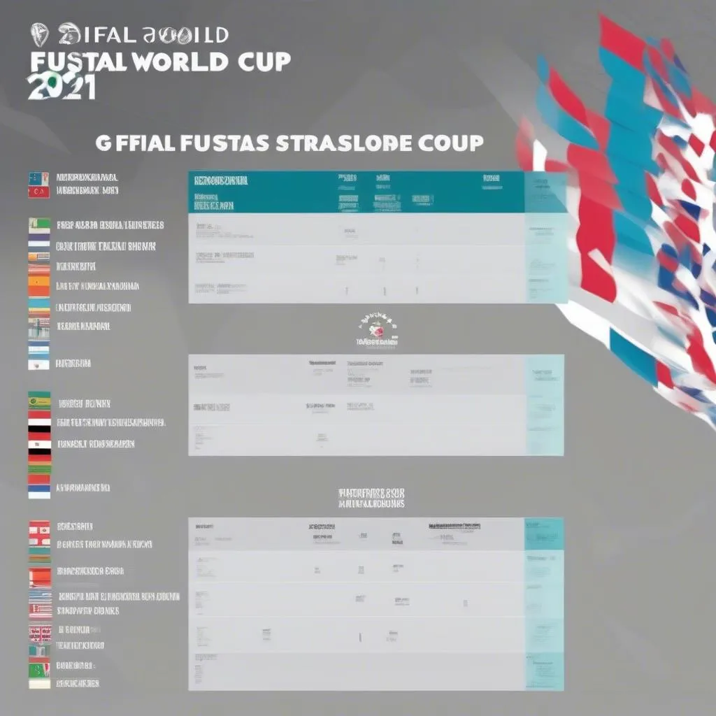 Lịch thi đấu Futsal World Cup 2021: Cập nhật mới nhất, lịch thi đấu vòng bảng, vòng loại trực tiếp, lịch thi đấu bán kết và chung kết