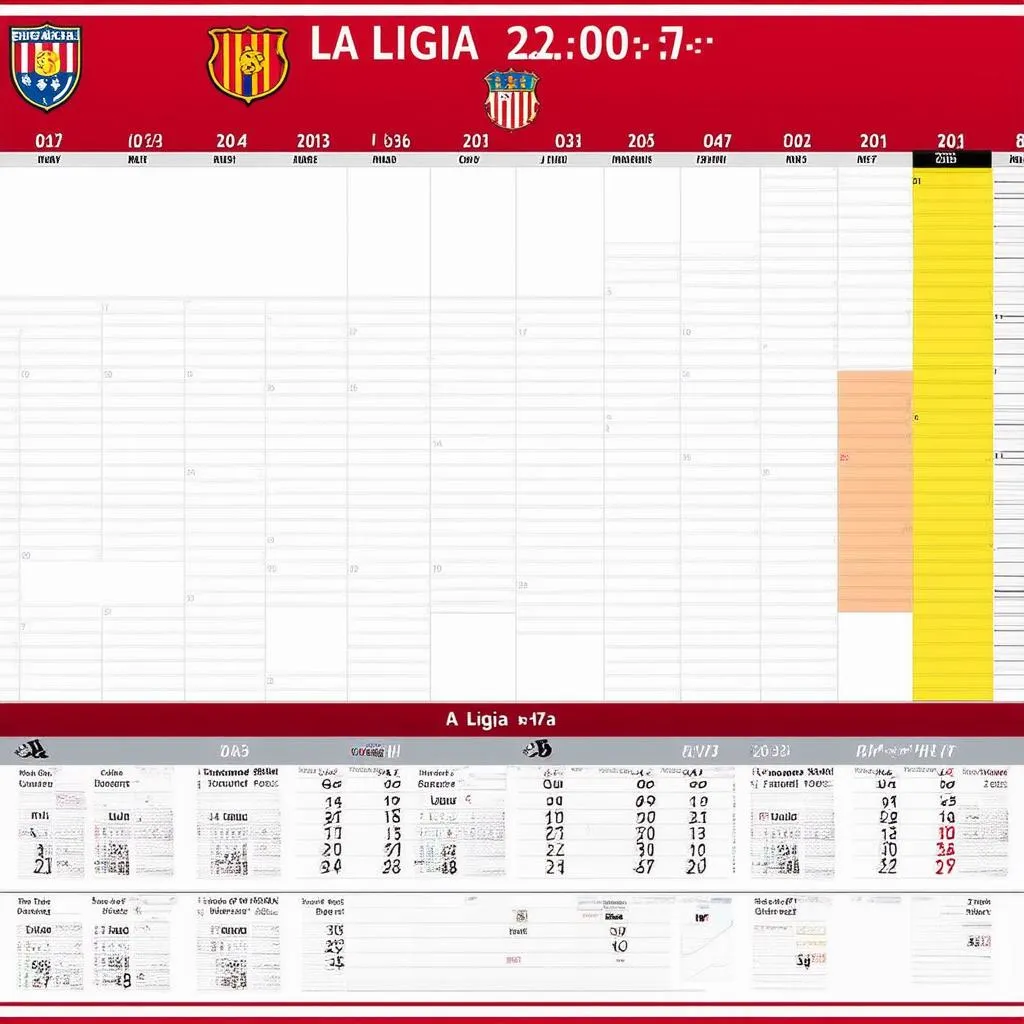 Lịch thi đấu La Liga hôm nay