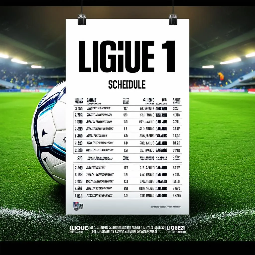 Lịch thi đấu Ligue 1