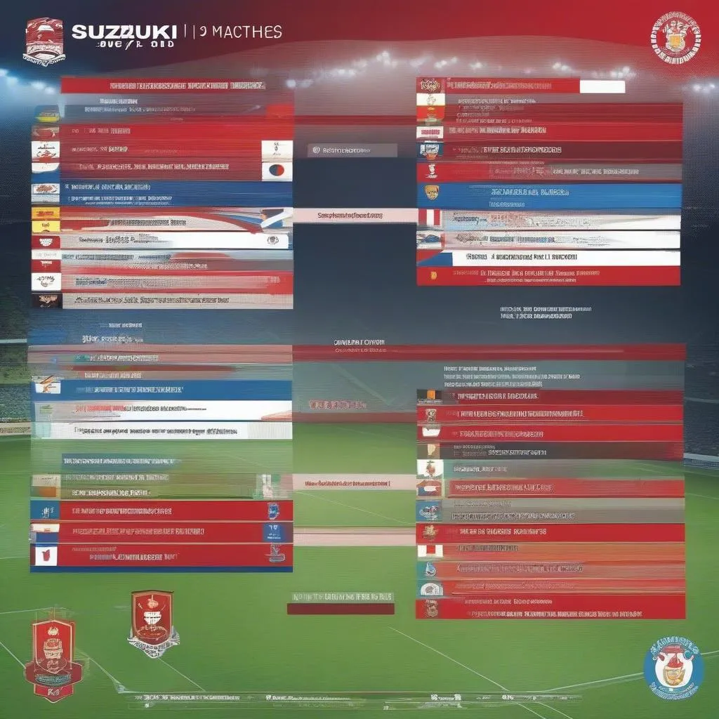 Lịch thi đấu Suzuki Cup 2018