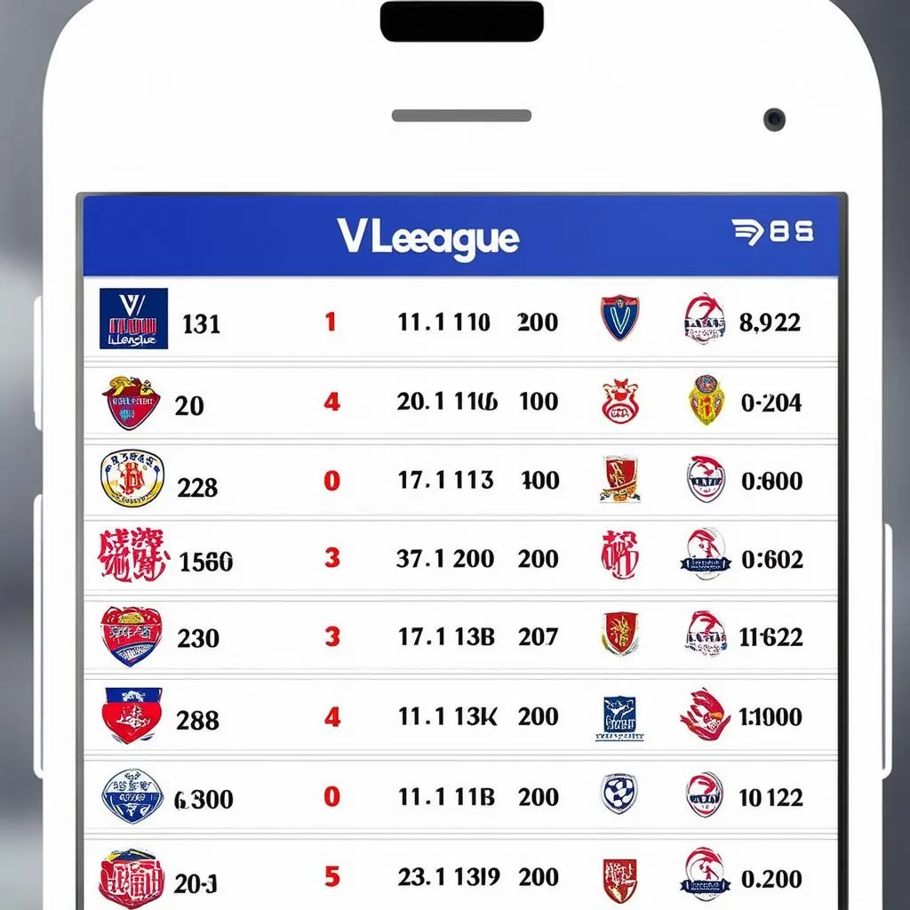 lịch thi đấu v-league