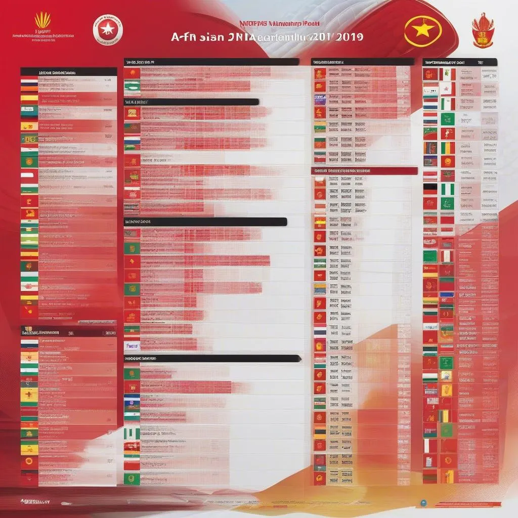 Lịch thi đấu Việt Nam tại Asian Cup 2019