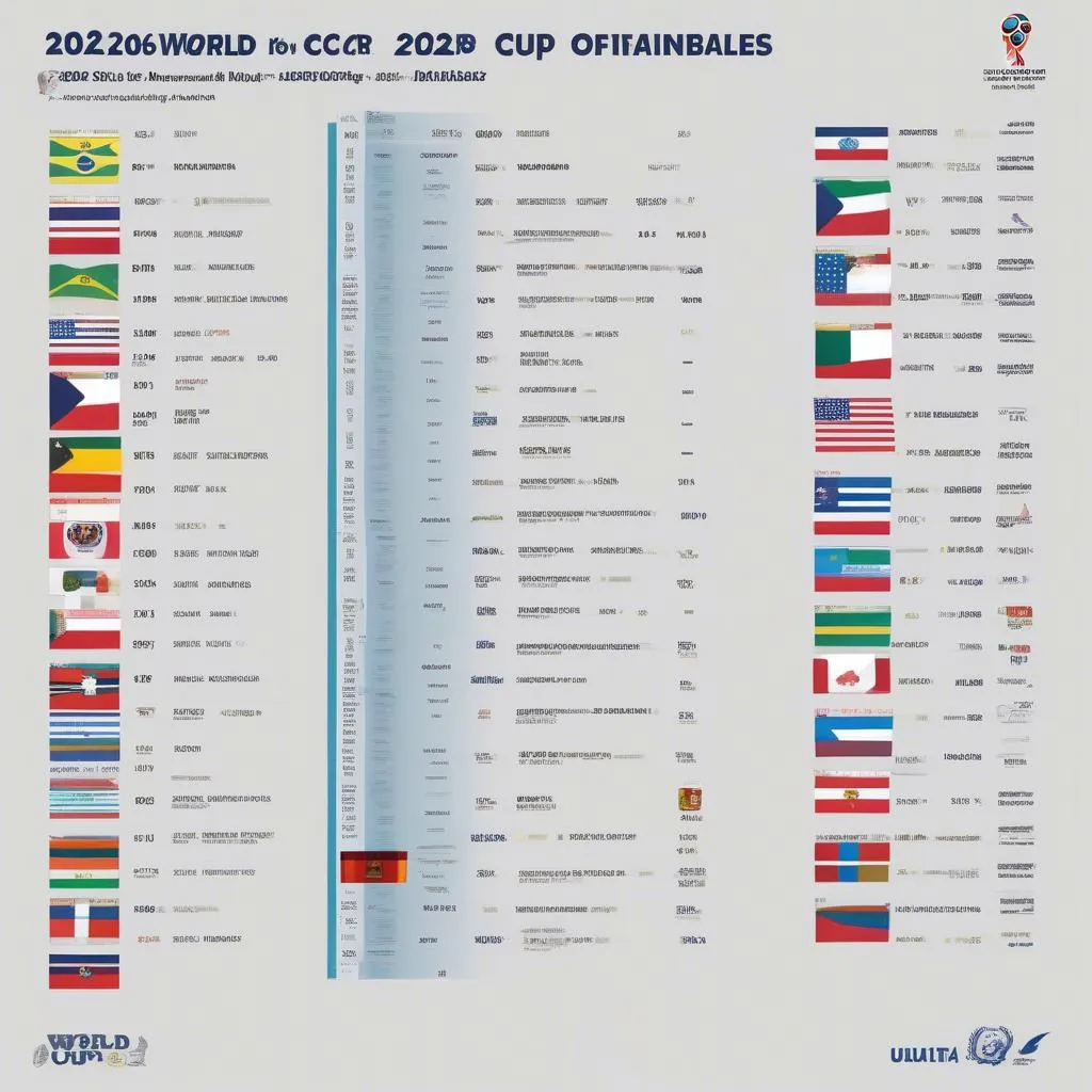 Lịch thi đấu vòng loại World Cup 2026 - Nơi hội tụ những trận cầu đỉnh cao