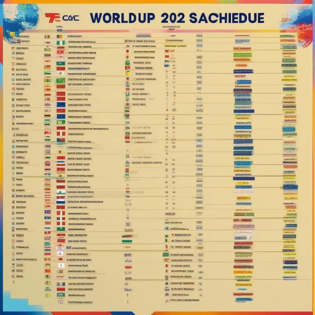 Lịch thi đấu World Cup