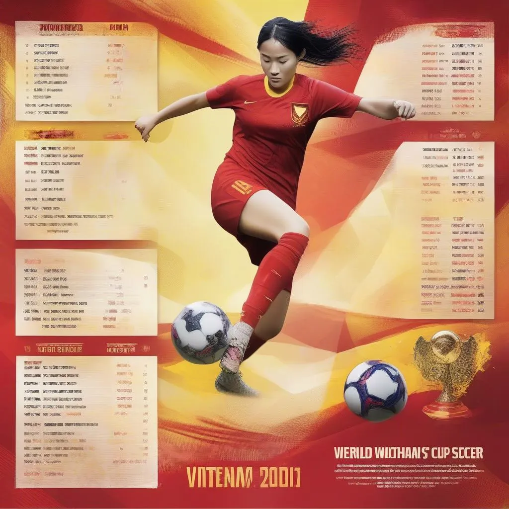 Lịch thi đấu World Cup nữ Việt Nam