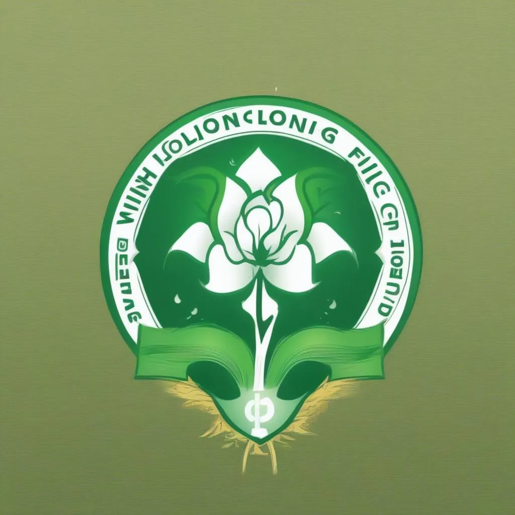 Logo CLB Vĩnh Long với hình ảnh "Chồi Non"