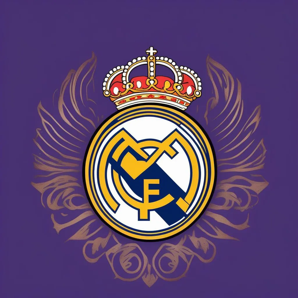 Logo của Real Madrid - Tượng trưng cho sự thanh lịch, sang trọng và vị thế Hoàng gia