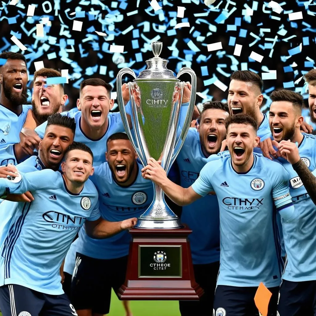 Manchester City vô địch Ngoại Hạng Anh 2017-2018