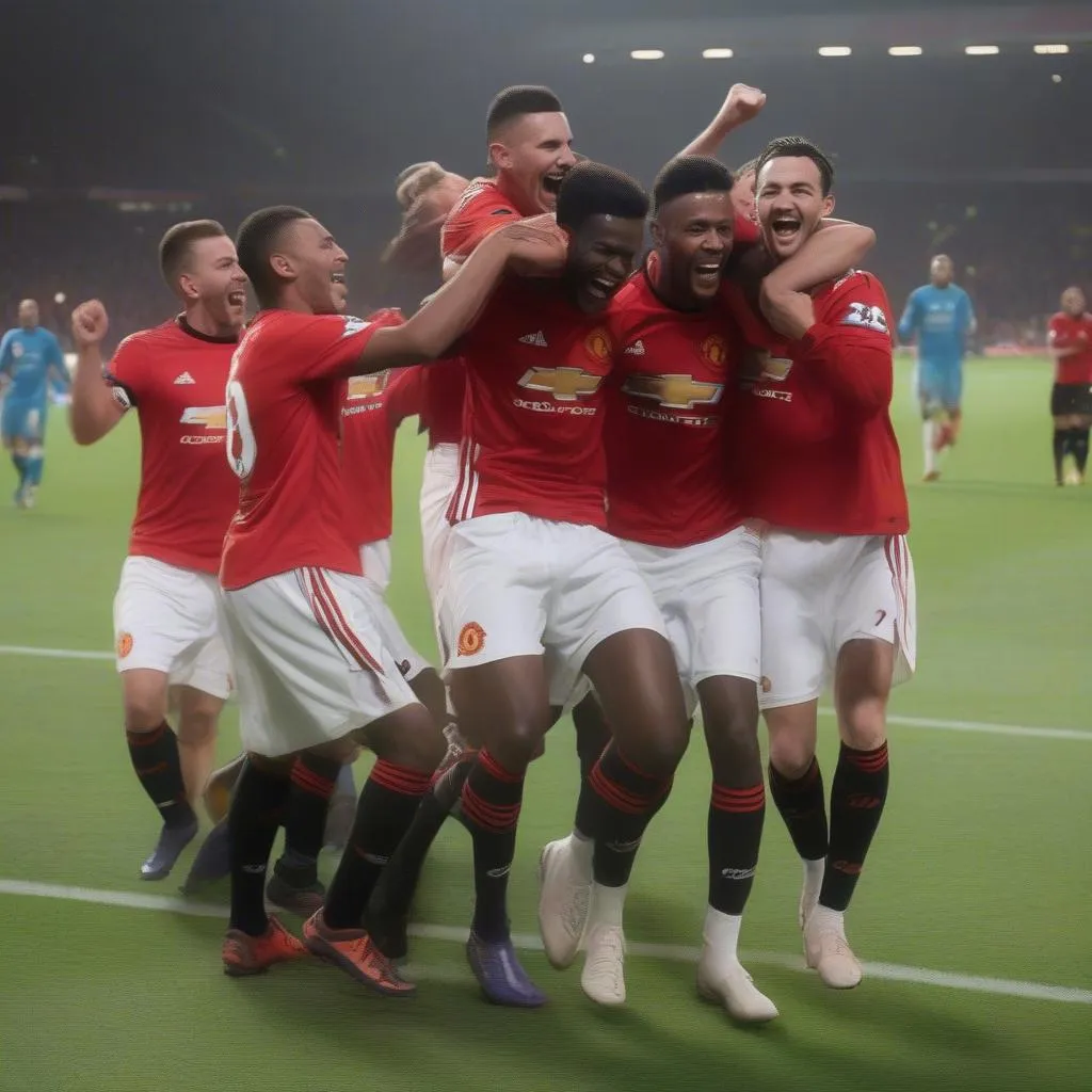 manchester-united-team-celebrating