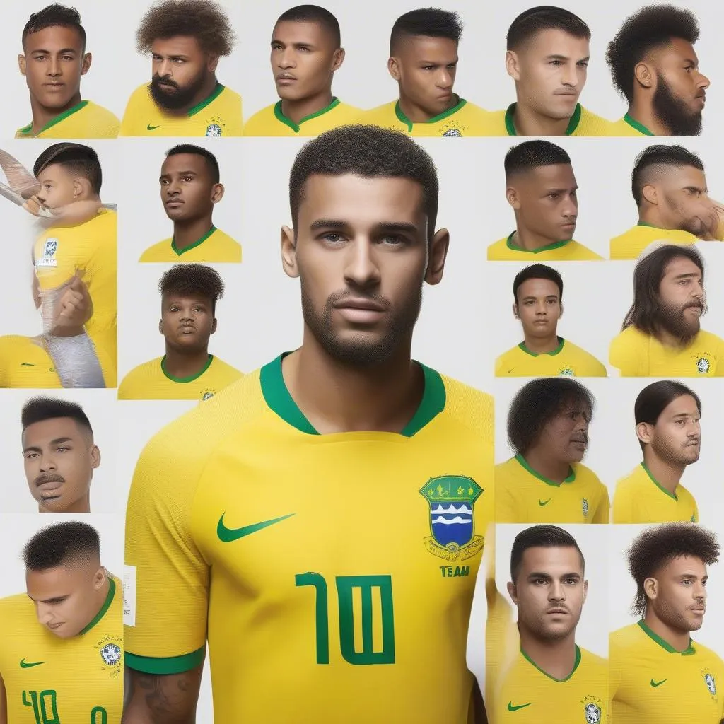 Mẫu áo bóng đá World Cup 2018 Brazil