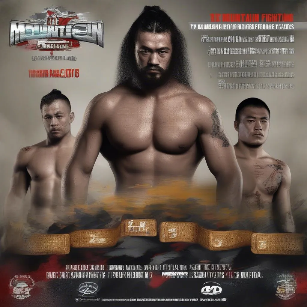 Các võ sĩ tranh tài tại Mountain Fighting Cup 2