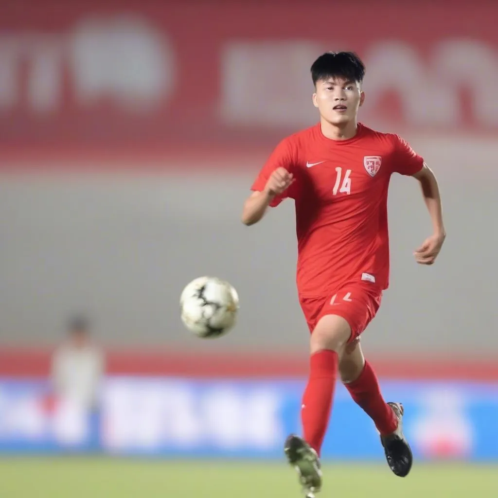 Nguyễn Quang Hải ghi bàn đẹp mắt tại U19 Châu Á 2019