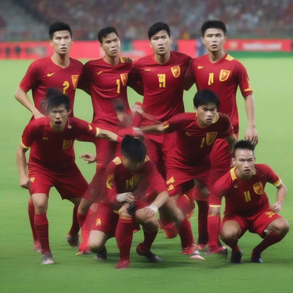 Hình ảnh đội tuyển Việt Nam tham dự Asian Cup