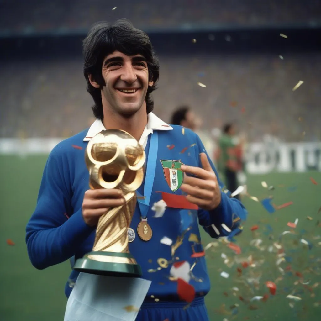 Paolo Rossi - người hùng tuyển Ý tại World Cup 1982