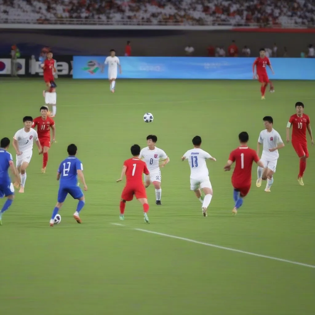 Trận đấu giữa đội tuyển Philippines và Hàn Quốc tại Asian Cup 2019