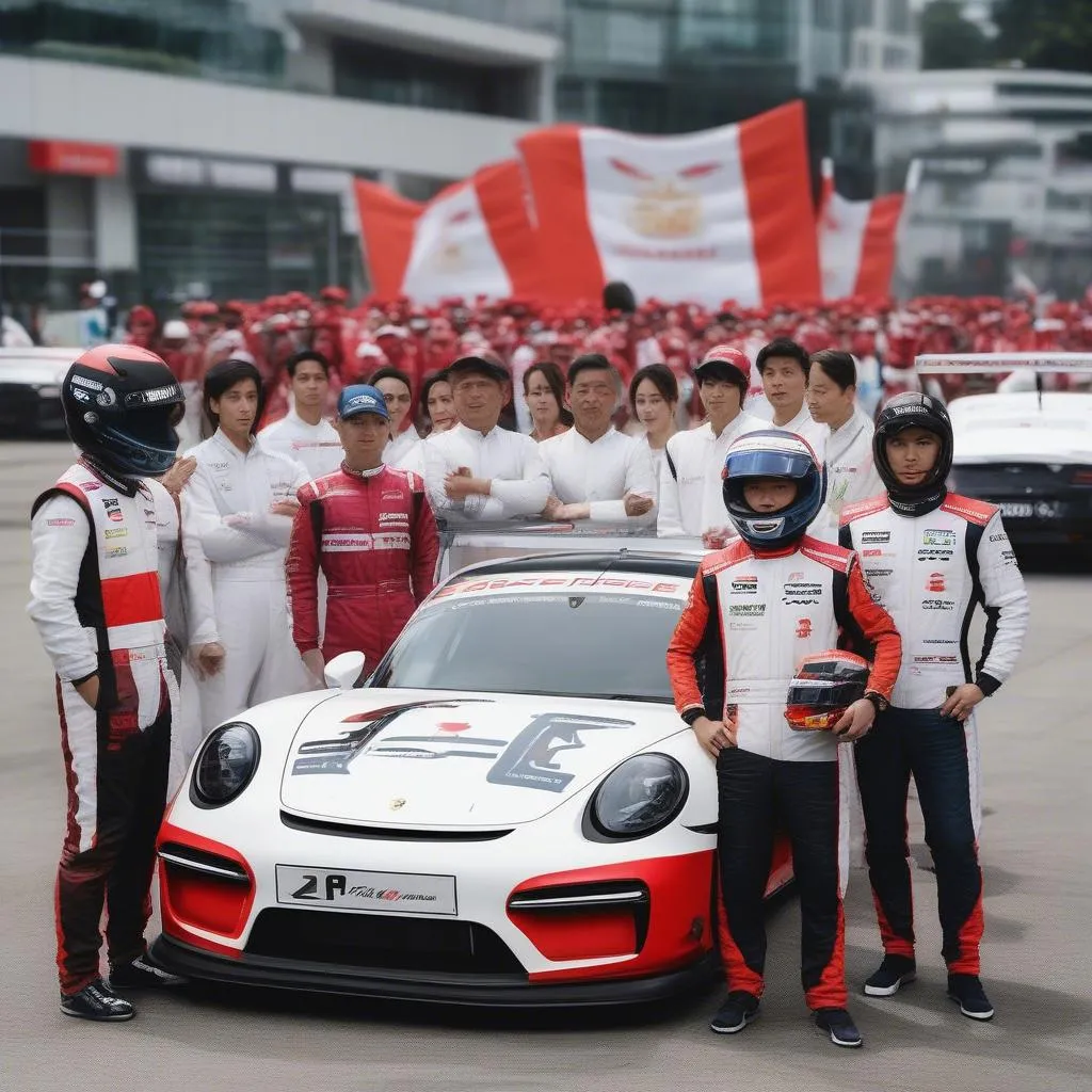 Tay đua Việt Nam tham gia Porsche Asia Cup