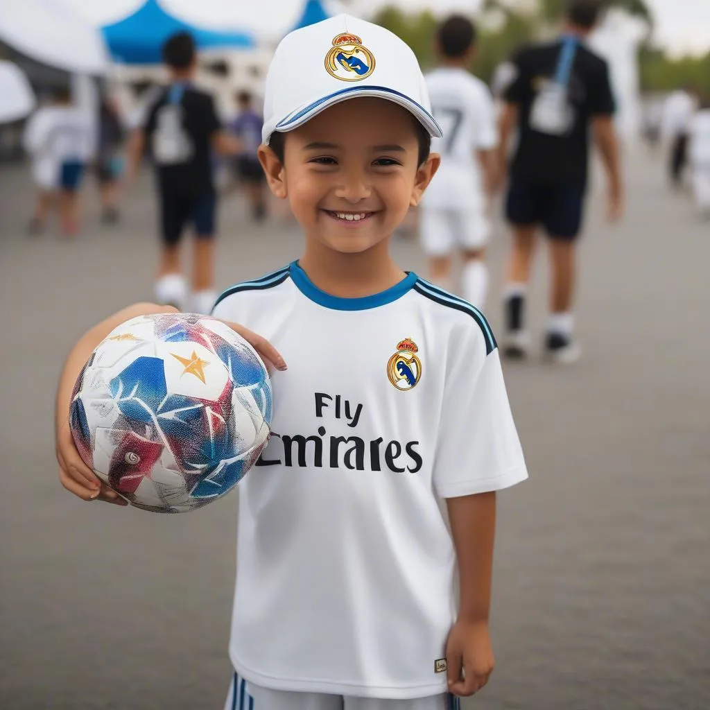 Bộ quần áo Real Madrid cho bé trai