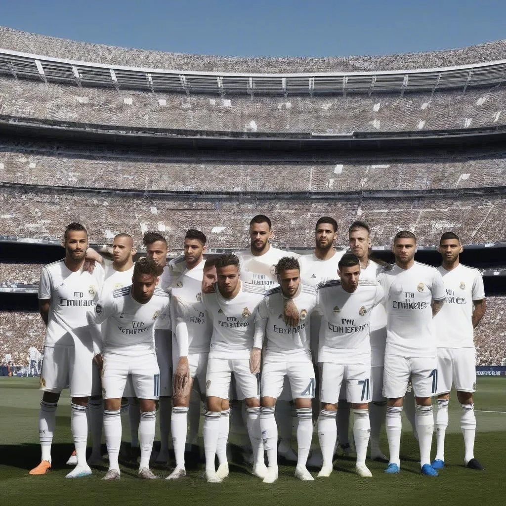 Real Madrid 2018-2019 đội hình