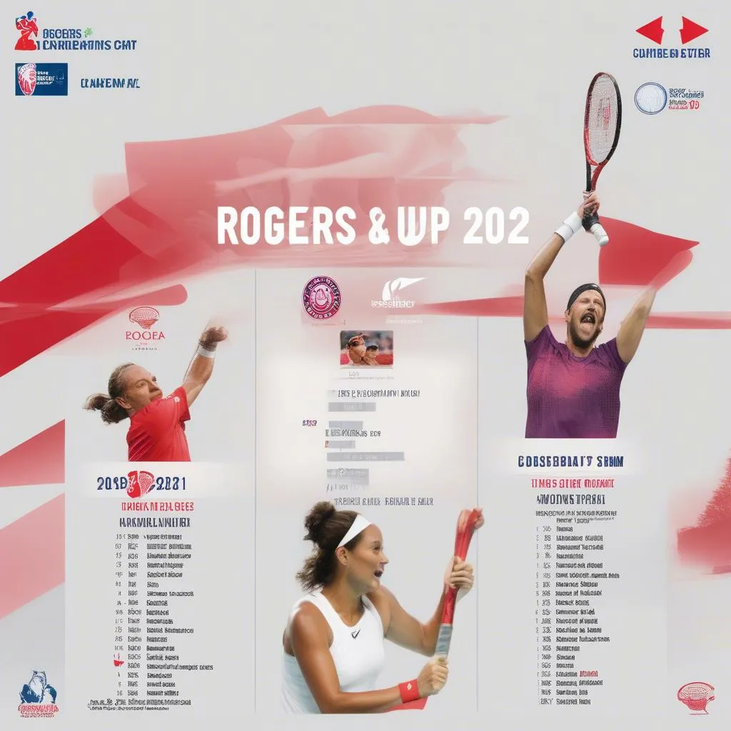 Lịch thi đấu Rogers Cup 2023