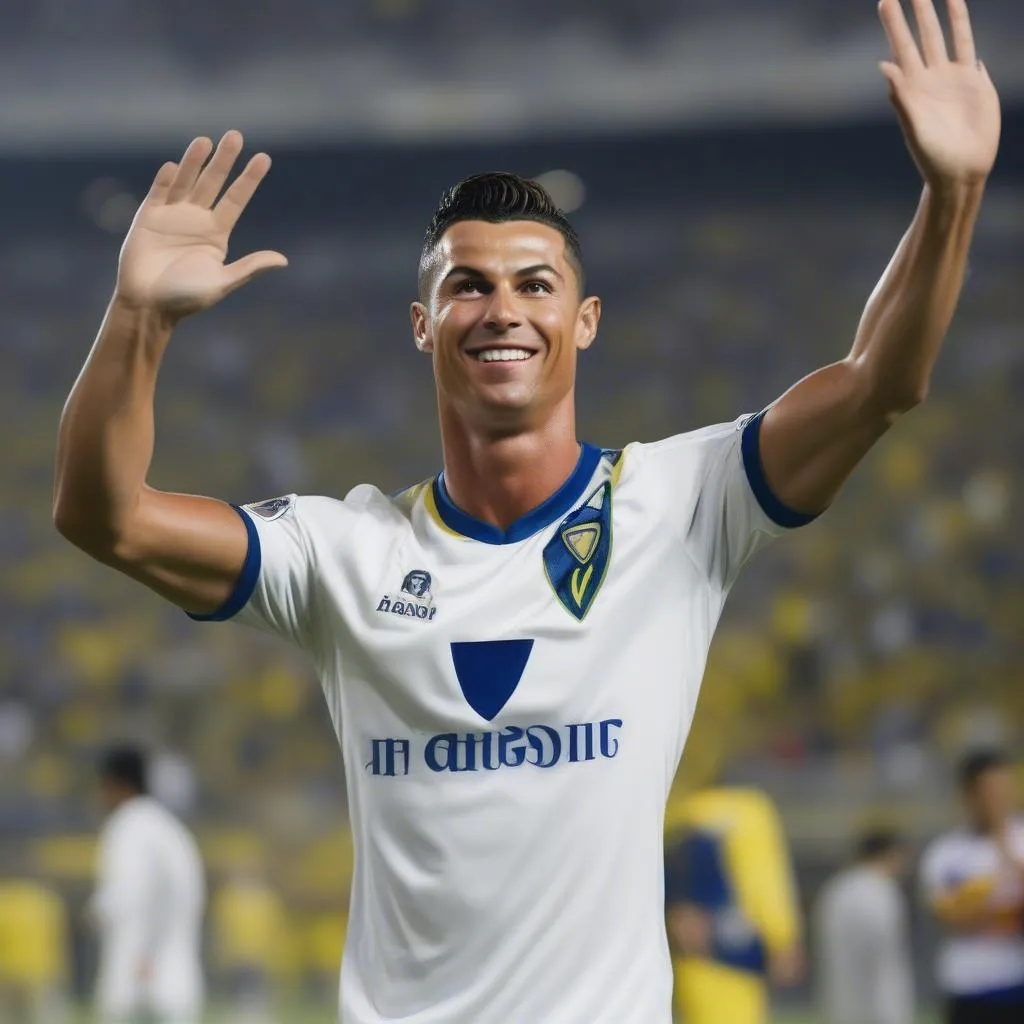 Ronaldo trong màu áo Al Nassr