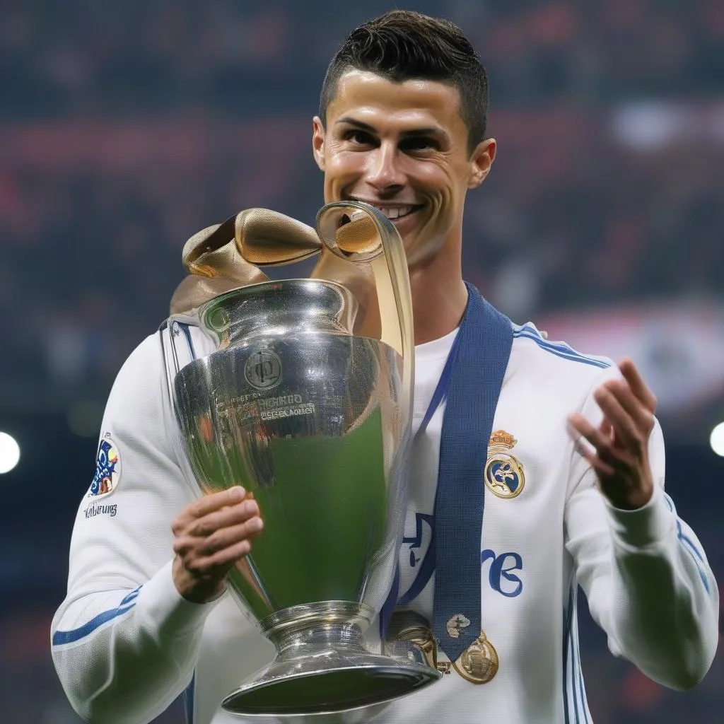 Ronaldo nâng cup C1