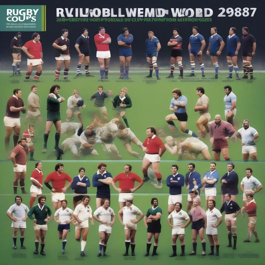 Hình ảnh lịch sử Rugby World Cup - Sự kiện thể thao lớn nhất hành tinh