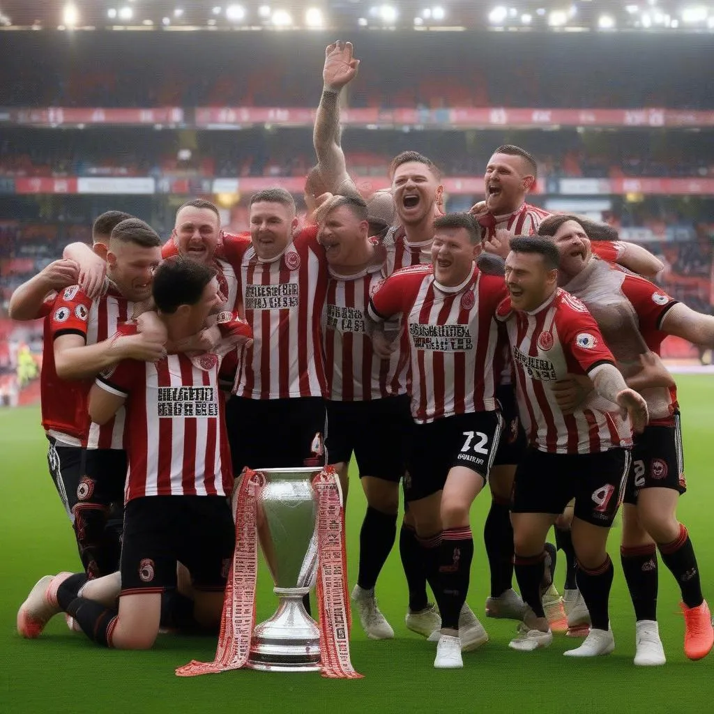 Sheffield United thăng hạng Ngoại hạng Anh 2018 2019