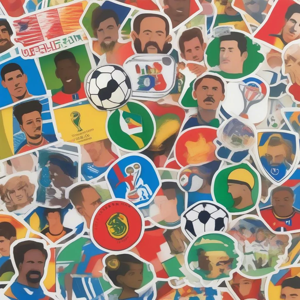 Hình ảnh sticker world cup