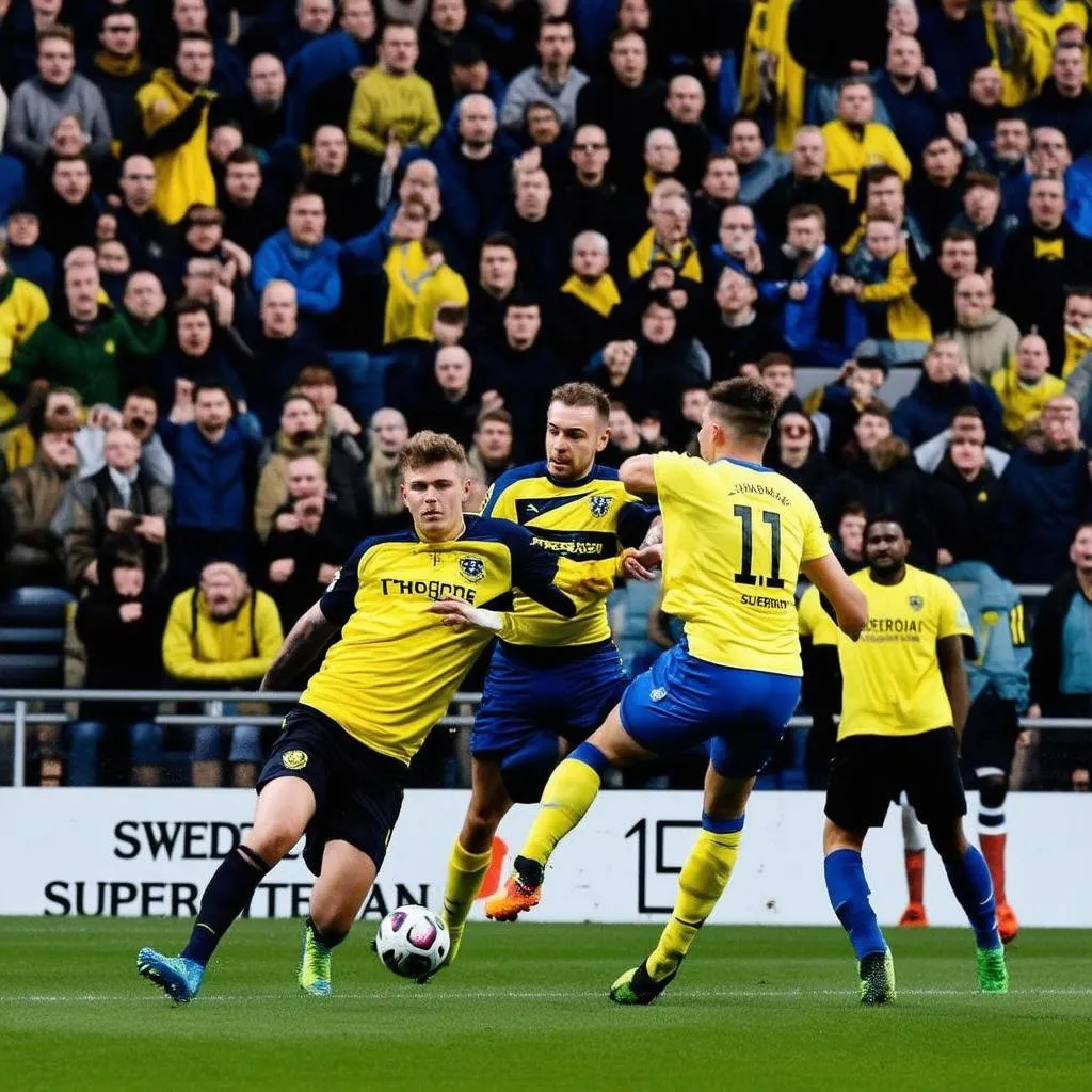 Trận đấu bóng đá của giải đấu Sweden Superettan