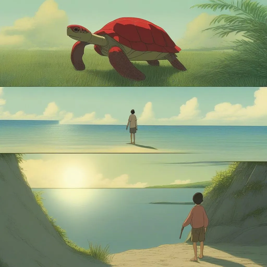 Hình ảnh The Red Turtle - Bộ phim hoạt hình huyền bí của Studio Ghibli